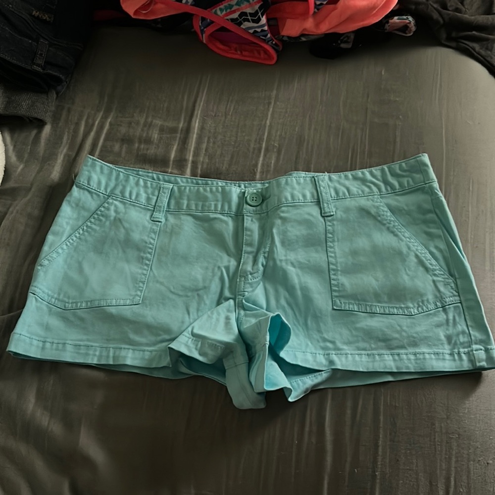 Mossimo Supply Co. Blue Shorts, 98% Cotton 2% Spandex. NWOT